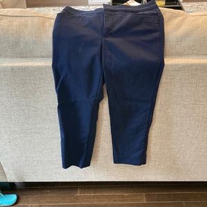 Navy Blue Ankle Pants